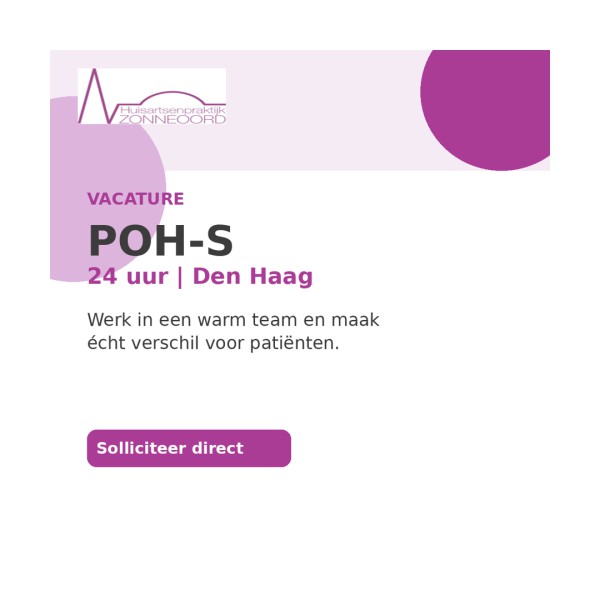 Vacature POH-somatiek