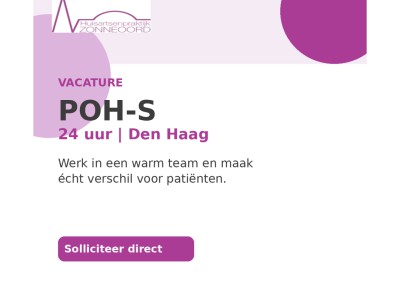 Vacature POH-somatiek